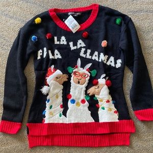 Llama Christmas Sweater